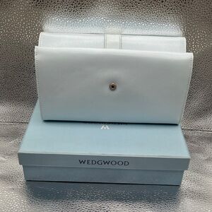 Wedgwood Pale Blue Document Holder Clutch Understated Beauty Wedgewood Document
